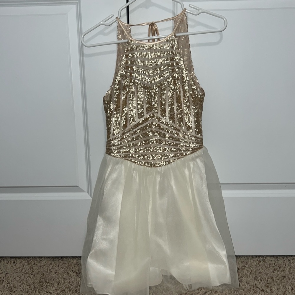 Sequin Halter Dress